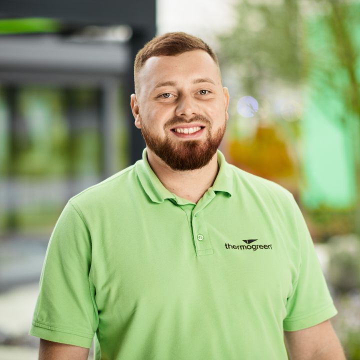 Portrait von Pawel Siewierski, Teamleiter Montage der Thermogreen AG.